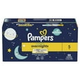 Pampers Swaddlers Overnight Diapers Size 5, 88 Count (Select for More
