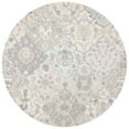 thumbnail image 4 of SAFAVIEH Glamour Charmaine Floral Wool Area Rug, Grey/Blue, 6' x 9', 4 of 9