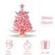 thumbnail image 2 of Árbol de Navidad SY CRAFT mini rosa con luces y adornos de 20 cm, 2 of 7