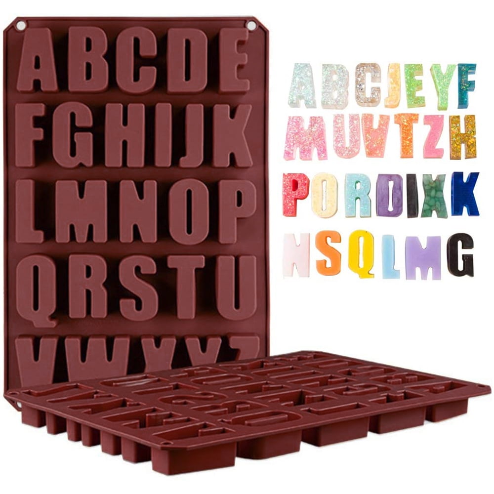 Details about   Baking Letter Mold Alphabet Silicone Mold Alphabet Mold for Cake for 