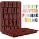 thumbnail image 1 of Molde de silicona para tartas con letras, sin BPA, antiadherente, para chocolate, suave y fácil de desmoldar, para decorar tartas, utensilios para hornear, buena dureza, para cocina, 1 of 8
