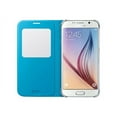 thumbnail image 2 of Samsung S-View Flip Cover EF-CG920PLE - Flip cover for cell phone - polyurethane leather - blue - for Galaxy S6, 2 of 3