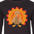 thumbnail image 4 of Inktastic Thanksgiving Turkey Long Sleeve Youth T-Shirt, 4 of 5
