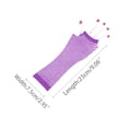 thumbnail image 3 of INSPIRE CHIC Women's Elbow Length Elastic Fishnet Fingerless Arm Gloves Purple One Size, 3 of 5