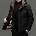 thumbnail image 2 of Chaqueta corta de plumón 2024, abrigos de invierno con capucha para hombre, ropa de diseñador para hombre, plumón de pato, chaqueta acolchada para hombre, abrigos para hombre, 2 of 5