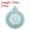 5.5" Light Blue, variant on Unique Bargains Shower Drain Hair Catcher Round Cover with Anti-slip Point 5.5" Grey 3Pcs