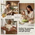 thumbnail image 4 of Okjoy Matcha Whisk Set, 8-Piece Ceramic Matcha Making kit with Bamboo Whisk, Bowl, Scoop & Gift Box, Pink, 4 of 9
