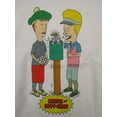 thumbnail image 2 of Beavis & Butthead Golf Gear Crew Neck Long Sleeve White Adult Sweatshirt-3XL, 2 of 3