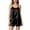 Black, variant on Liuchenyi Pajama Set Under $5 Womens Silk Pajamas Set Summer Satin Shorts Sleeveless Tank Top Elastic Shorts Loungewear Silk Pajamas for Women Black S