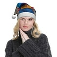 thumbnail image 5 of Balery Cool Cat In Sunglasses Pattern Santa Hat Christmas Hat Funny Christmas Hat Christmas Knitted Beanie Hat For Men Women Adult, 5 of 6
