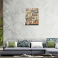 thumbnail image 5 of Kitchen Wall art Farmhouse Kitchen Wall Decor Rustic Kitchen Sunflower Pictures Canvas Prints Kitchen Bless Quotes Painting Modern Artwork Home Decoration for Dining Room Living Room 12"x16", 5 of 6
