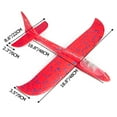 thumbnail image 4 of Airplane Toys,1-4 Pack LED Airplane Toys,18.5" Throwing Foam Plane,2 Flight Mode Glider Plane,Outdoor Toy for Kids,Flying Toy for Kids,Christmas Gift Toys for Boys Girls 3 4 5 6 7 8 9 Year Old, 4 of 7