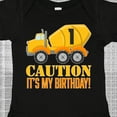 thumbnail image 4 of Inktastic 1st Birthday Construction Truck Cement Mixer Boys or Girls Baby Bodysuit, 4 of 5