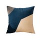 thumbnail image 1 of Funda de almohada para sofá de muebles cuadrados empalmados irregularmente de tres colores, 1 of 6