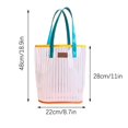 thumbnail image 2 of Large Capacity Transparent Beach Bag – Jelly PVC Tote for Women, Portable Swimming Bag, Waterproof Shopping Bag for Travel, Pool, Gym, Everyday Outing, 2 of 7