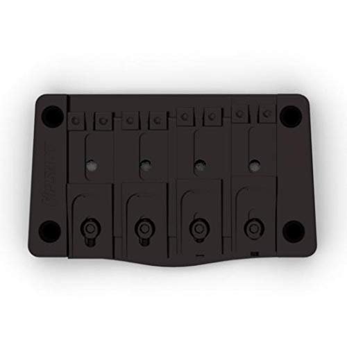 Hipshot 4-String TransTone Bass Bridge - BLACK