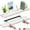 White, variant on Ballucci 48" Floating Shelves, 2-Pack Wood Wall Shelf Set with Invisible Brackets, 8" Deep, White