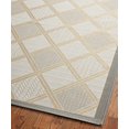 thumbnail image 3 of SAFAVIEH Courtyard Shawn Geometric Checkered Indoor/Outdoor Area Rug, Light Grey/Anthracite, 4' x 5'7", 3 of 6