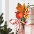thumbnail image 3 of Ramas de hoja de arce artificiales de calabaza, hoja de arce simulada, adornos decorativos para accesorios de fotografía, jarrones de fiesta de granja Macarena Calabaza simulada, 3 of 8