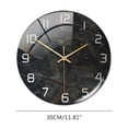 thumbnail image 2 of [CLEARANCE]Round Marble Wall Clock Three-dimensional Clock Home Decorations For Living Room, Kitchen, Bedroom And Office, 2 of 5