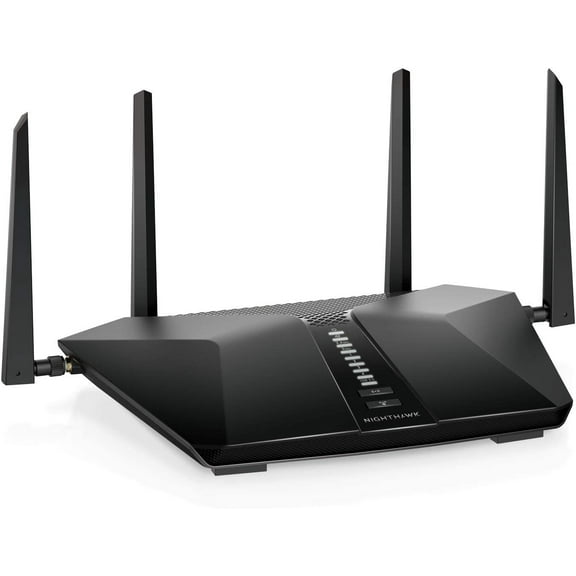 Restored NETGEAR RAX50-100NAR Nighthawk 6-Stream AX5400 WiFi Router (Refurbished)
