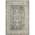 thumbnail image 2 of SAFAVIEH Phoenix Phylliss Border Area Rug, Grey/Blue, 5'1" x 7'6", 2 of 5