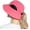 Watermelon Red, variant on Women Ponytail Sun Hat Wide Brim Summer Shade Hats Outdoor UV Protection Packable Mesh Bucket Cap for Safari Beach Travel Fishing Gardening Hiking Watermelon Red