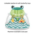 FisherPrice SitMeUp Floor Seat Portable Infant Chair with 2 Toys