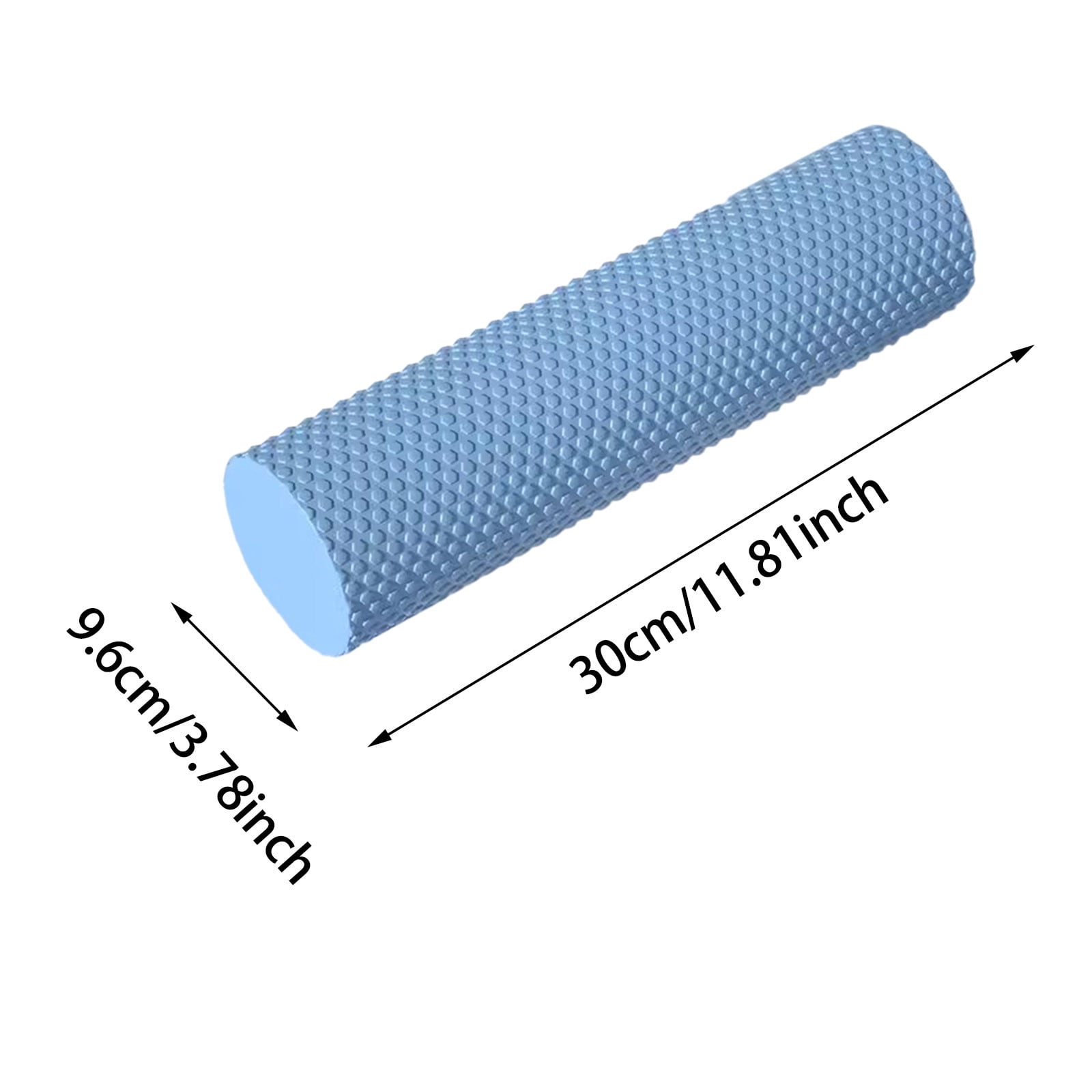 BVCL 11.8in EVA Soft Foam Roller For Muscle Yoga & Exercises – High Density Massage Roller For Fitness Recovery 30 Cm X 9.5 Cm Stability Yoga Pole Fitness For Home Practice