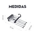 thumbnail image 3 of Gancho Organizador Multiple Mima2 Para Pantalones Hasta 5 Prendas Color Negro, 3 of 5