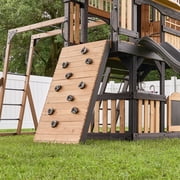 Backyard Discovery Rosewood Falls Cedar Wood Swing Set, Monkey Bars, Clubhouse, Crows Nest