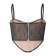 thumbnail image 5 of Camisa Corsé Bustier Top transparente para mujer Ropa diaria expuesta al ombligo (Negro S) Cgtredaw Para estrenar, 5 of 9
