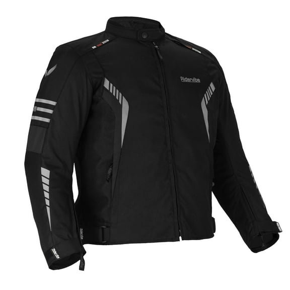 Dream Apparel Men's All-season Motorcycle Jacket for Enduro Dualsport Riding with 600 D polyester, Armor Foam Padding, Visibility
