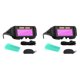 thumbnail image 1 of 2X Gafas de soldadura con oscurecimiento automático y energía solar Gafas de soldadura con banda elástica Estuche de almacenamiento, 1 of 4