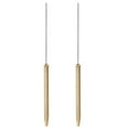 thumbnail image 1 of jinwen 2pcs Cuivre, Acier Inoxydable Mouche Attachant Bodkins Demi Outils Poignée Mouche Attachant, 1 of 8
