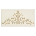 thumbnail image 2 of Authentic Hotel and Spa  Cream Turkish Cotton Scrollwork Embroidered Bath Towels (Set of 2), 2 of 2