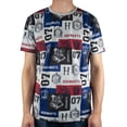 thumbnail image 1 of Harry Potter Mens Grey Hogwarts Houses Short Sleeved T-Shirt (X-Large), 1 of 5