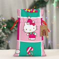 thumbnail image 4 of Pofeuu Sac Cadeau de Noël Imprimé Sanrio, Pochette en Toile de Jute avec Cordon de Serrage et Carte en Papier Kraft pour Emballage de Vacances, Fêtes et Anniversaires-Moyen, 4 of 7