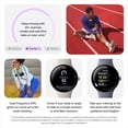 thumbnail image 4 of Pre-Owned Google Pixel Watch 4 (41mm) - Android Smartwatch with Domed Display, Comprehensive Health and Fitness Tracking, and Help from Gemini - Matte Black Aluminum Case - Obsidian Active Band - LTE, 4 of 13