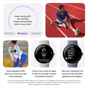 Google Pixel Watch 4 (41mm) - Android Smartwatch with Domed Display, Comprehensive Health and Fitness Tracking, and Help from Gemini - Champagne Gold Aluminum Case - Lemongrass Active Band - LTE