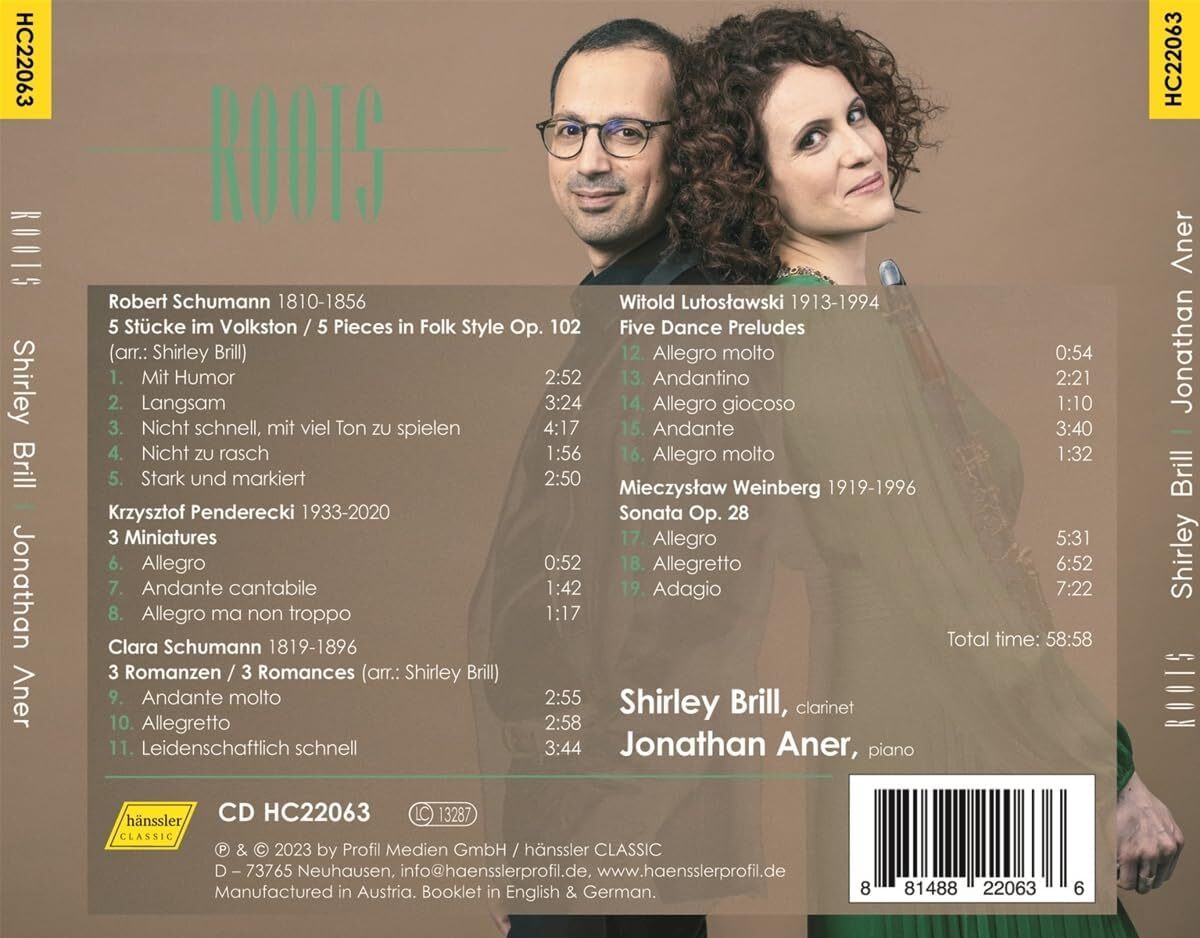 Shirley Brill - Roots - Pieces in Folk Style - Music & Performance - CD