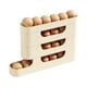 thumbnail image 1 of Uuiauoio Egg Holder for Fridge, Auto Rolling Egg Roller/Dispenser/Organizer/Storage/Container for Refrigerator, Countertop, Kitchen, Space-saving Egg Tray, 1 of 3