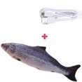 thumbnail image 2 of 30 CM Cat Toy Simulation Fish Toy Cat Mint USB Charging Silver Arowana, 2 of 3