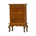 thumbnail image 1 of Xuanheng Maison de Poupée Commode Miniature 1/12 Vitrine Maison de Poupée Marron, 1 of 8