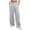 Gray, variant on Lenpel Wide Leg Sweatpants for Women Elastic High Waisted Drawstring Lounge Pants Baggy Workout Casual Trousers with Pockets(Gray,X-Large)