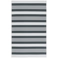 thumbnail image 2 of SAFAVIEH Malibu Barry Striped Polyester Machine Washable Area Rug, Dark Green/Gray, 9' x 12', 2 of 12