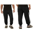 thumbnail image 1 of PENGXIANG Men‘s Loose Sweatpants Side Ripped Basketball Pants High Slit Snap Pockets Casual Sweatpants, 1 of 6