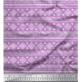thumbnail image 1 of Soimoi Poly Georgette Fabric Aztec African Printed Fabric 1 Yard 42 Inch Wide, 1 of 1