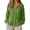 Green, variant on Jaunzuar Button Down Shirts for Women Long Sleeve Solid Color Linen Tops Breathable Casual Sun Shirt L