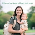 thumbnail image 7 of Momcozy Portable Stroller Fan with Clip | 4-Speed Mini-Fan for Carrier | Personal Fans Ultra Light 0.26lb | Gaps ≤4.5mm | Handheld Cooling | Rechargeable Rotate for Diaper Backpack/Table/Chair, 7 of 7